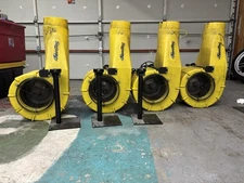 4 Powerful AeroTec Dock Fans with 3 Mounting Brackets shop/warehouse/livestock