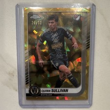 Topps 2025 Chrome MLS Gold Parallel Quinn Sullivan #86 Philadelphia Union /50