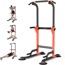 Pull up Dip Station for Home Gym Strength Training Fitness Workout Station Chin-
