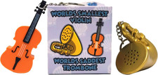 - Original World'S Smallest Violin World'S Saddest Trombone Toy Keychain with