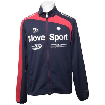 Descente, Trainingsjacke, Herren, Größe: M, Blau/Rot, Print #dMz
