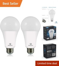 Great Eagle 50/100/150W Equivalent 3-Way A21 LED Light Bulb 5000K Daylight Co...