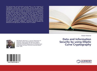 Data and Information Security by using Elliptic Curve Cryptography | Rahaman