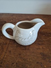 Glidden pottery creamer 143 in plume feather pattern