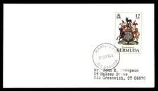 Mayfairstamps Bermudes FDC 1984 armoiries Southampton couverture premier jour aax_6801