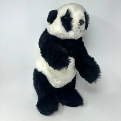 Folkmanis Panda Puppet Furry Folk Black White Full Body Pretend 18'' Vintage