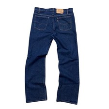 Vintage Levi's 517 Dark Wash Orange Tab Denim Jeans 35x31