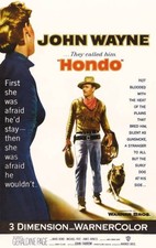 Historic Hondo 1953 Movie Advertising Postcard