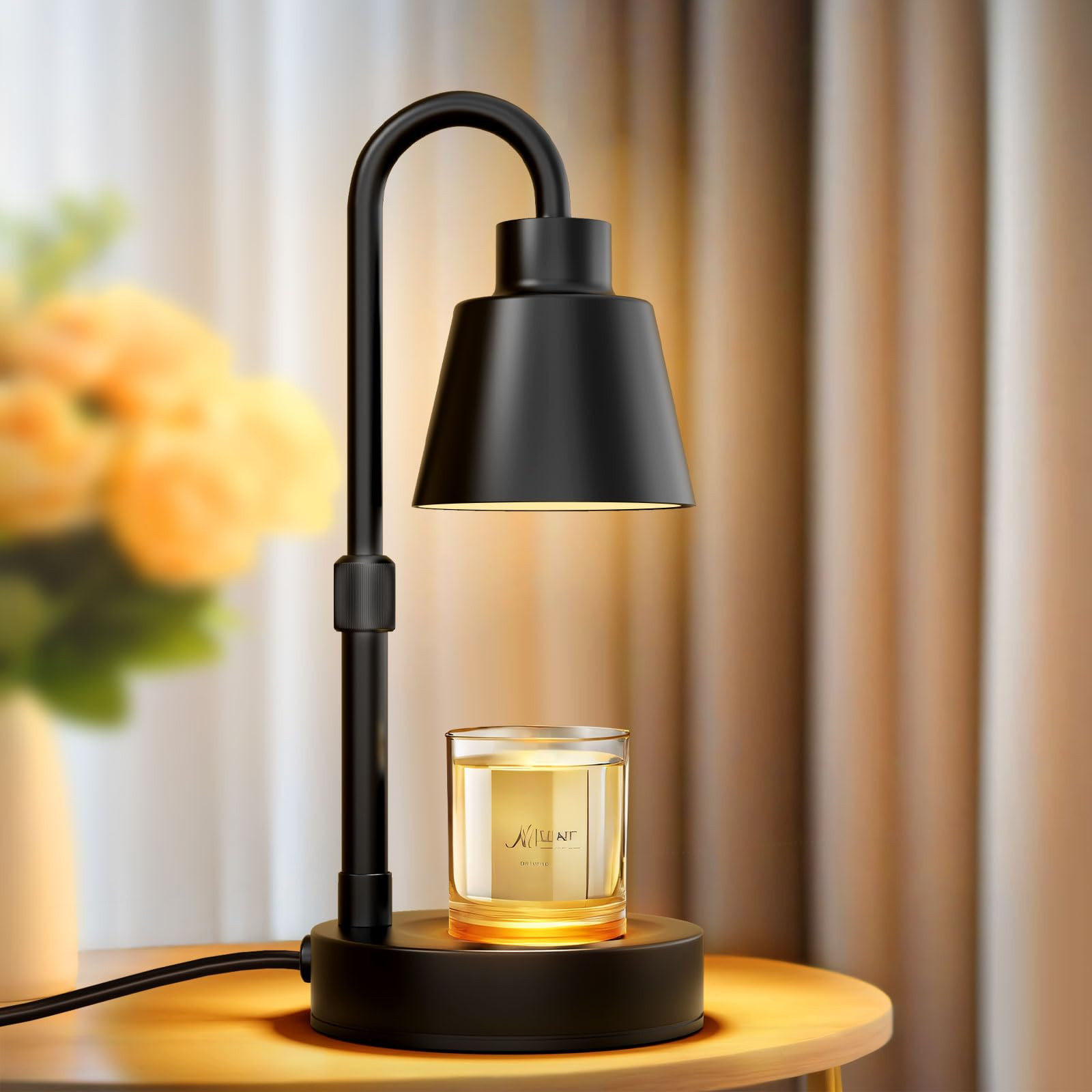 Adjustable Height Candle Warmer Lamp in Warm White-image