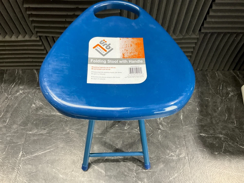 Taburete Plegable Atlantic Technology Azul Luz de Luna 78050157 💚❤️💚❤️ ¡NUEVO! CAJA ABIERTA Foto 3 de 3