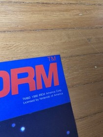 Metal Storm (NES) Nintendo Power Poster 1991 IREM MetalStorm RARE