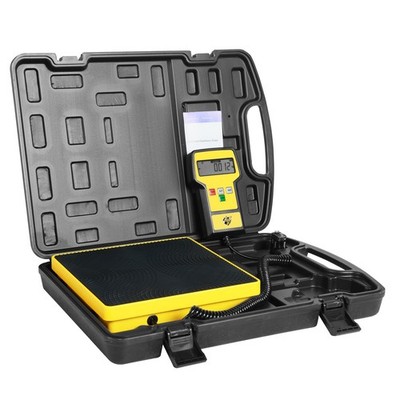 220 LBS HVAC Freon Scale High Precision Charging 220LBS Capacity, YELLOW
