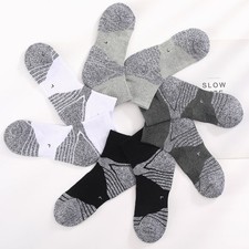 Men 3 Pairs Athletic Cotton Socks Outdoor Sports Casual Socks For Hiki MYBM