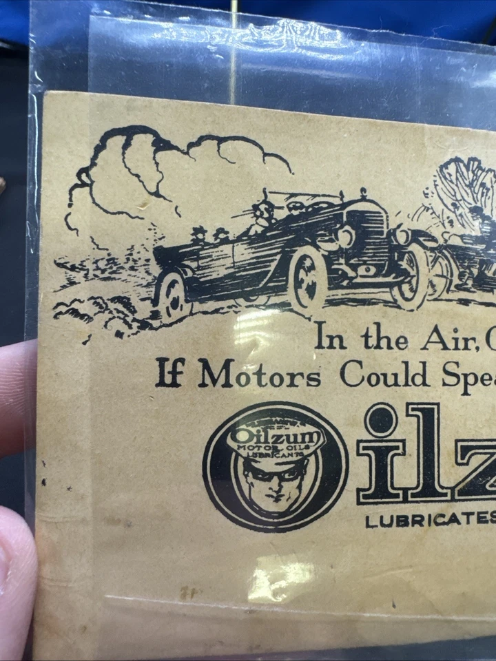 Secador de tinta Oilzum temprano escaso de colección excelentes gráficos sin usar A3B Foto 2 de 4