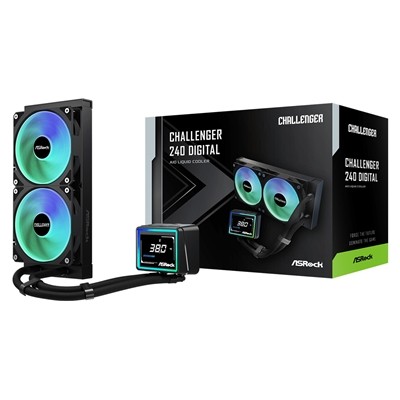 ASRock Challenger 240 Digital AIO Liquid CPU Kühler 240mm ARGB