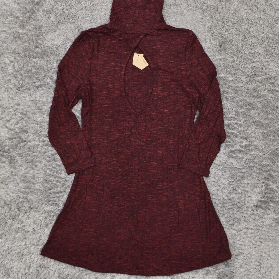 Vestido recto para mujer American Eagle talla M rojo hasta la rodilla informal viscosa Foto 3 de 4