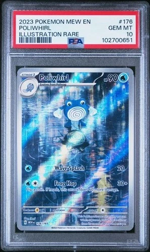 Poliwhirl 176/165 Sv: Scarlet & Violet 151 Holo PSA 10 GEM MINT