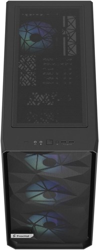 Fractal Design Meshify 2 Lite RGB Black ATX Flexible Light Tinted Tempered Glass - Photo 3/8
