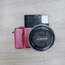 Sony a5000 Mirrorless Camera  16-50mm Silver Lens - 20.1MP Wi-Fi NFC 180  Pink