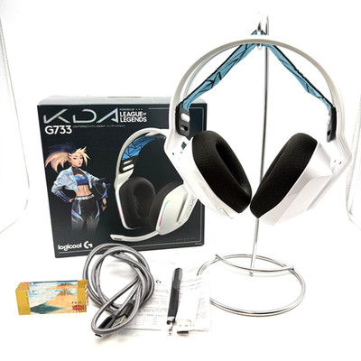 Logicool G733 K/DA Wireless Gaming Headset White Mic USB Adapter Japan