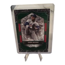 2025 Topps Tier One Baseball Sandy Koufax Green Base 9/30