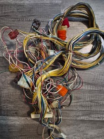 Thunder Blade sit-down arcade game pcb board with cables working
