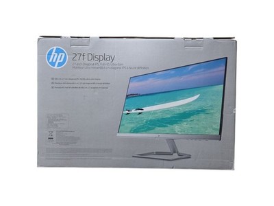 HP 27f 27-inch IPS LED Full HD Monitor 2XN62AA, Black/Silver