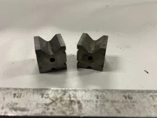 MACHINIST  DrJ3 TOOL LATHE MILL Machinist 2 Starrett V Blocks for Set Up