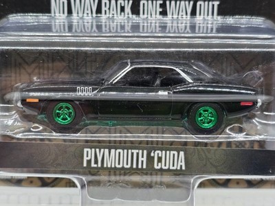 Greenlight CHASE 1970 Plymouth Cuda John Wick 4 Black Hollywood