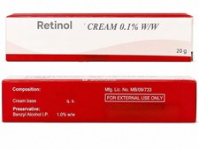 Retinol 0.1 w/w Anti-Aging Face Cream Unisex Unscented 20 g