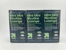  3 Up Up Mint Mini Nicotine Lozenge 4mg 20Ct Ea Compare To Nicorette BB 01/26