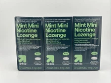 (3) Up Up Mint Mini Nicotine Lozenge  4mg 20Ct Ea Compare To Nicorette BB 01/26