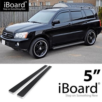 APS Polished Stainless Steel Side Step Fit Toyota Highlander (04-09 RX330) 01-07