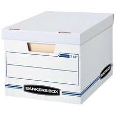 Bankers Box Bankers 20-Pack Basic Duty File Storage Boxes Lids Letter/Legal