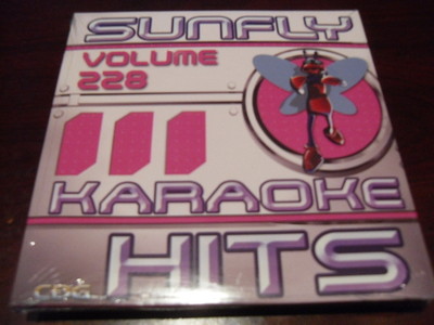 SUNFLY HITS KARAOKE  DISC SF228 VOLUME 228 CD+G SEALED 15 TRACKS