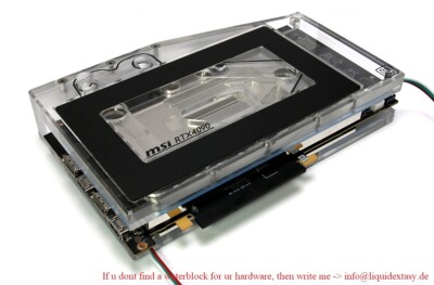 Liquid Extasy Wasserkühler Narrow Line MSI RTX4090 Gaming Slim24G 24579MB