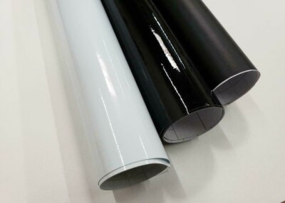 Gloss Matte Black White 12'' Width Vinyl Car Auto Wrap Sticker Decal Film Roll