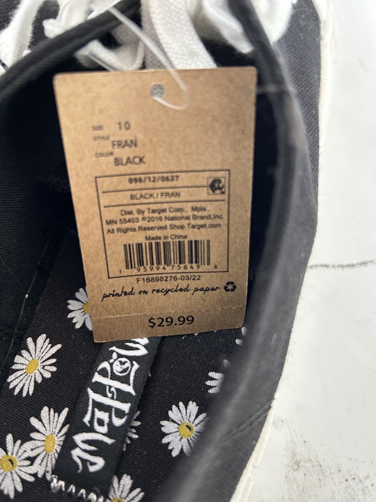 SAOLA Sneaker donna Maj Love Fran platform taglia 10 nere con suola bianca