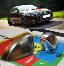 Spiegel Satiniert - Audi A3 8V 2012 + Covers Kappen Spiegel - Verwendet