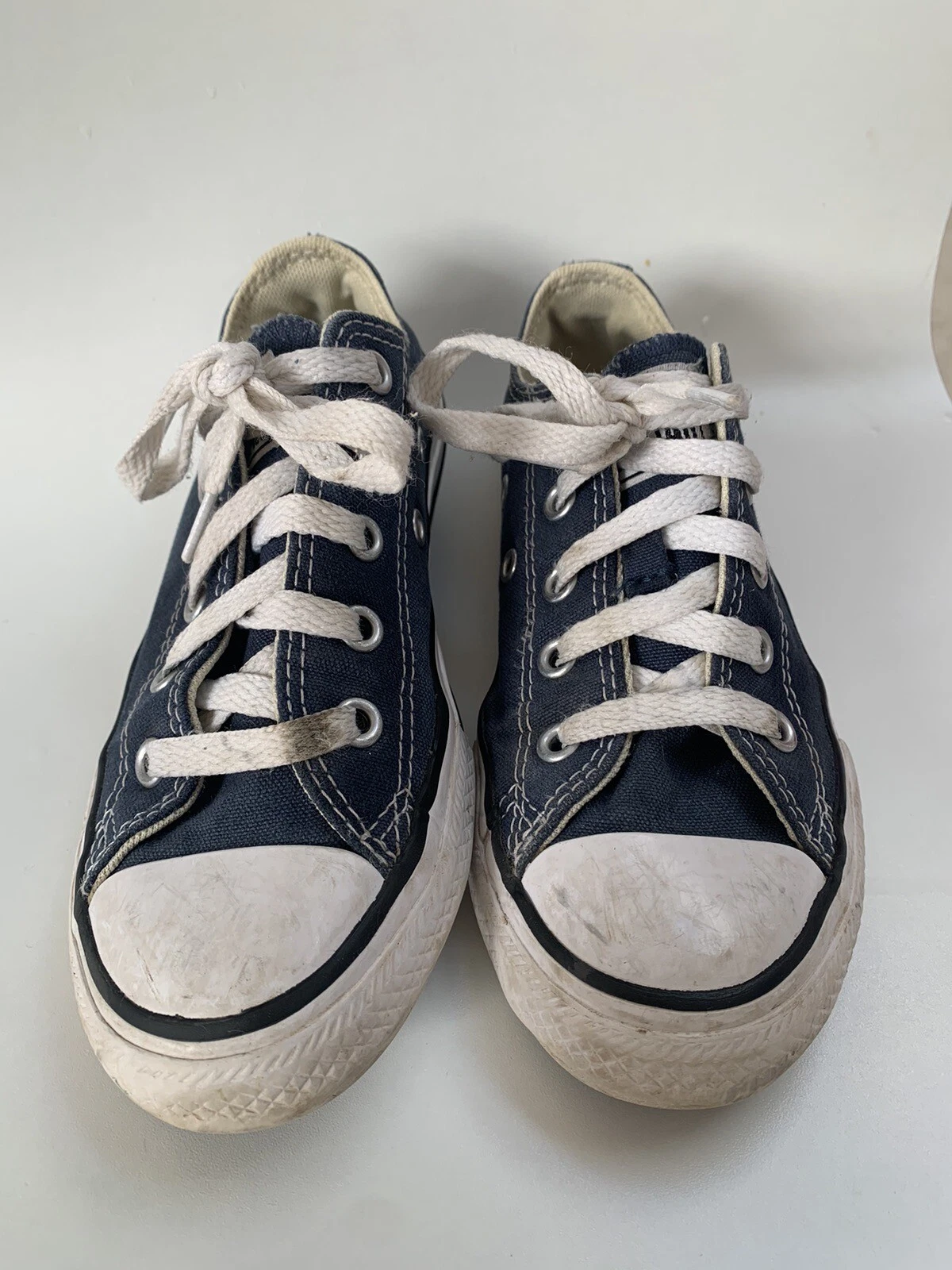 Scarpe décolleté unisex Converse bambini taglia 12 blu navy