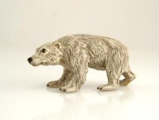 Franz Bergmann Vienna Walking POLAR BEAR Bronze Cold Painted Brass Bergman