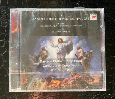 HANDEL DIXIT DOMINUS HWV 252 Daejeon Philharmonic Choir Winfried Toll RARE NEW