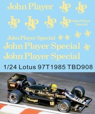 1/24 Decals ad Lotus 97T 1985 Ayrton Senna Missing JPS  TBD908
