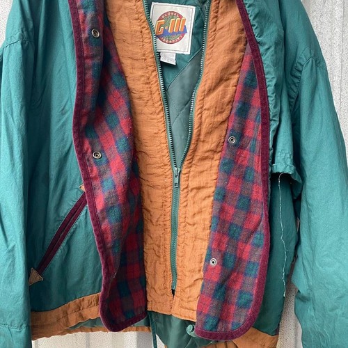 G-iii Multicolor Flannel/Nylon Jacket - Picture 2 of 7