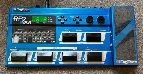 Digitech RP7 Valve multi-effects pedal Fender Gibson Kramer Ibanez Retro guitar