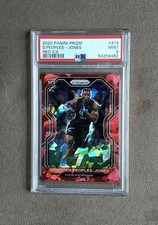 2020 Panini Prizm Donovan Peoples-Jones Red Ice RC Rookie Card #319 PSA 9 Mint