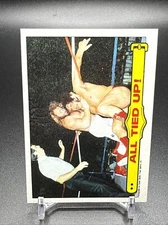 1985 Topps WWF Pro Wrestling ALL TIED UP #27 Fresh Pull From Sealed Case