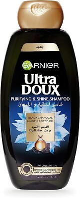 Garnier Ultra Doux Black Charcoal & Nigella Seed Purifying &Shine Shampoo 400 ml
