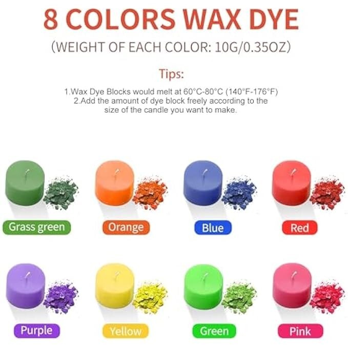 Kit Candele Fai Da Te Con Cera Di Soia - Inclusa Carta Magica, Pentola E Stoppini, Per Principianti Ed Esperti - Foto 7