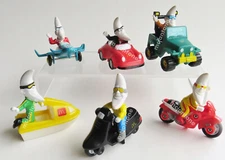 LOOSE SET 6 McDonald's 1988/90 MAC TONIGHT Moon Man TRAVEL TOYS